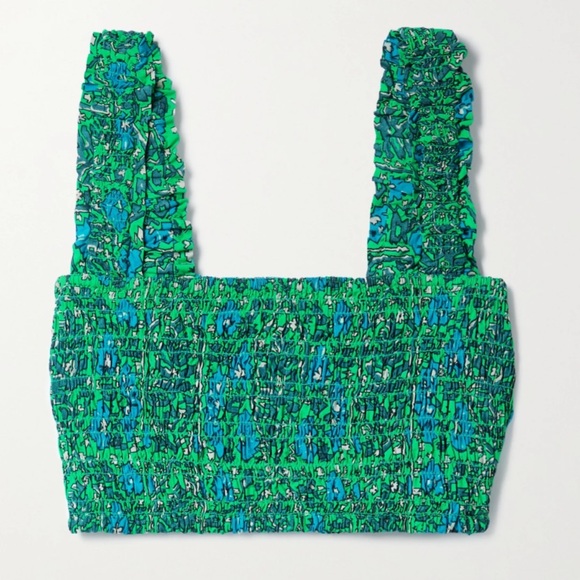 Rhode Tanya Crop Top in Ivy Floral - Picture 1 of 9